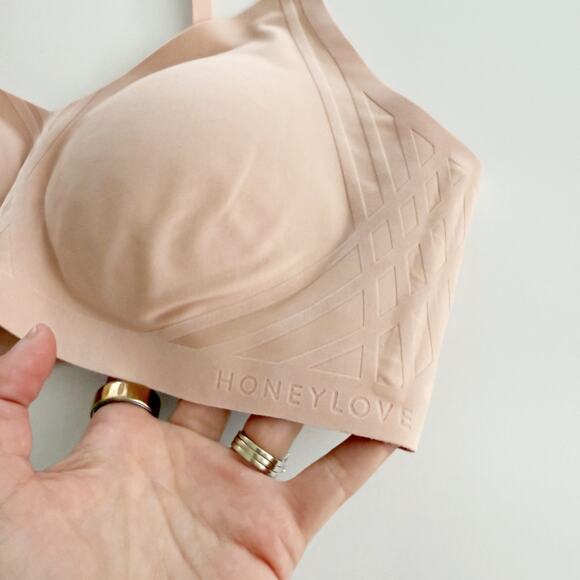 [Honeylove] Nude Wireless Silhouette Bra Slimming Smoothing Everyday Sz Medium M - Picture 5 of 10